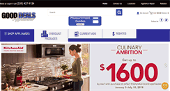 Desktop Screenshot of gooddealsappliances.com